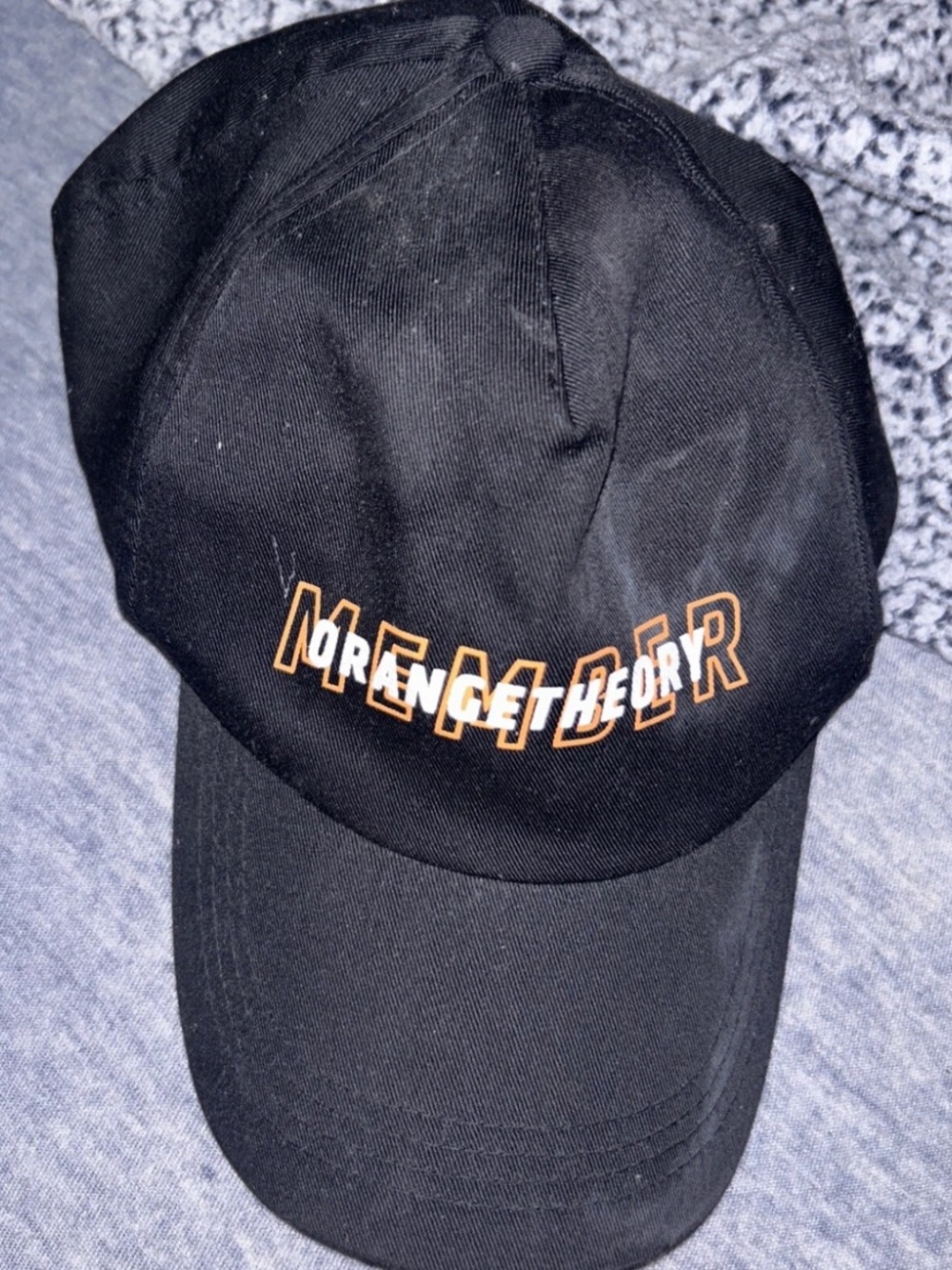 Orangetheory Hat Cap Member Black Adjustable Strapback Gym Fitness Workout